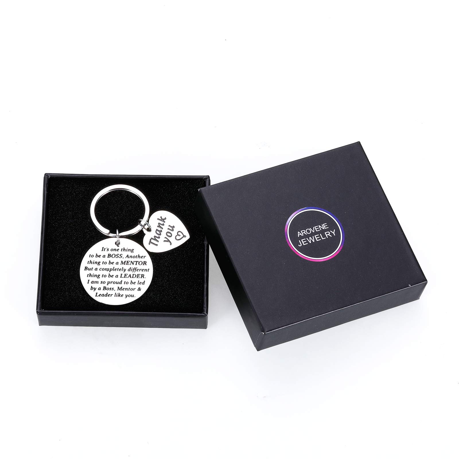Valentine's Day Gifts for Him & Her - Thoughtful Thank You & Appreciation Presents for Women, Men, Boss, Coworker, Best Friend - Elegant Keychain for Birthday, Farewell, Retirement - Perfect Office White Elephant & Going Away Gift for Any Occasion
