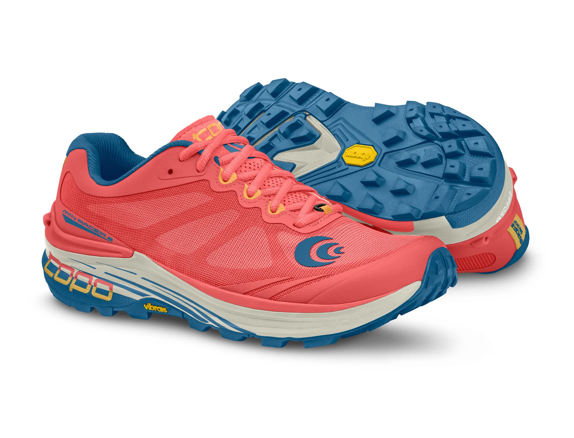 Topo Athletic Women's MTN Racer 2 Low-Top Trail Running Shoes - Lightweight & Durable for Hiking, Trail Running & Outdoor Adventures