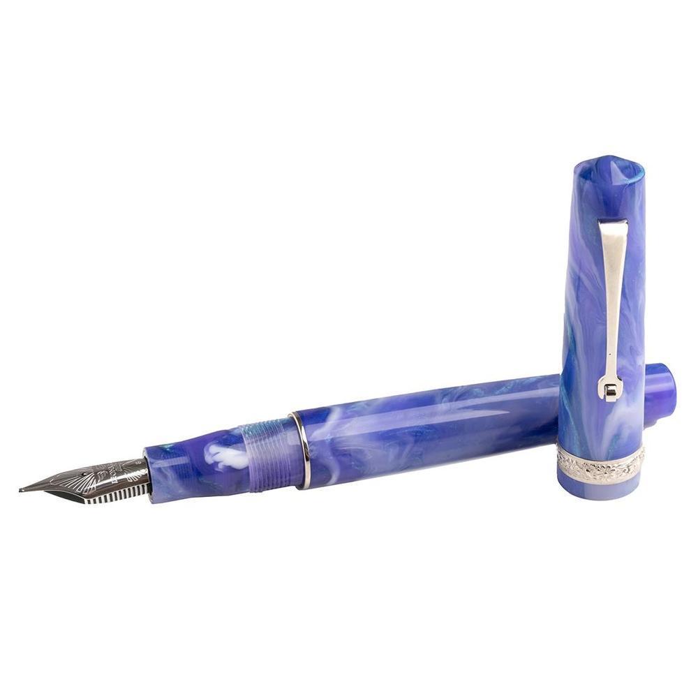 Leonardo × @nibsandflourishes Aster Bouquet Fountain Pen - Elegant Handcrafted Calligraphy Pen for Writing, Journaling & Gift Giving
