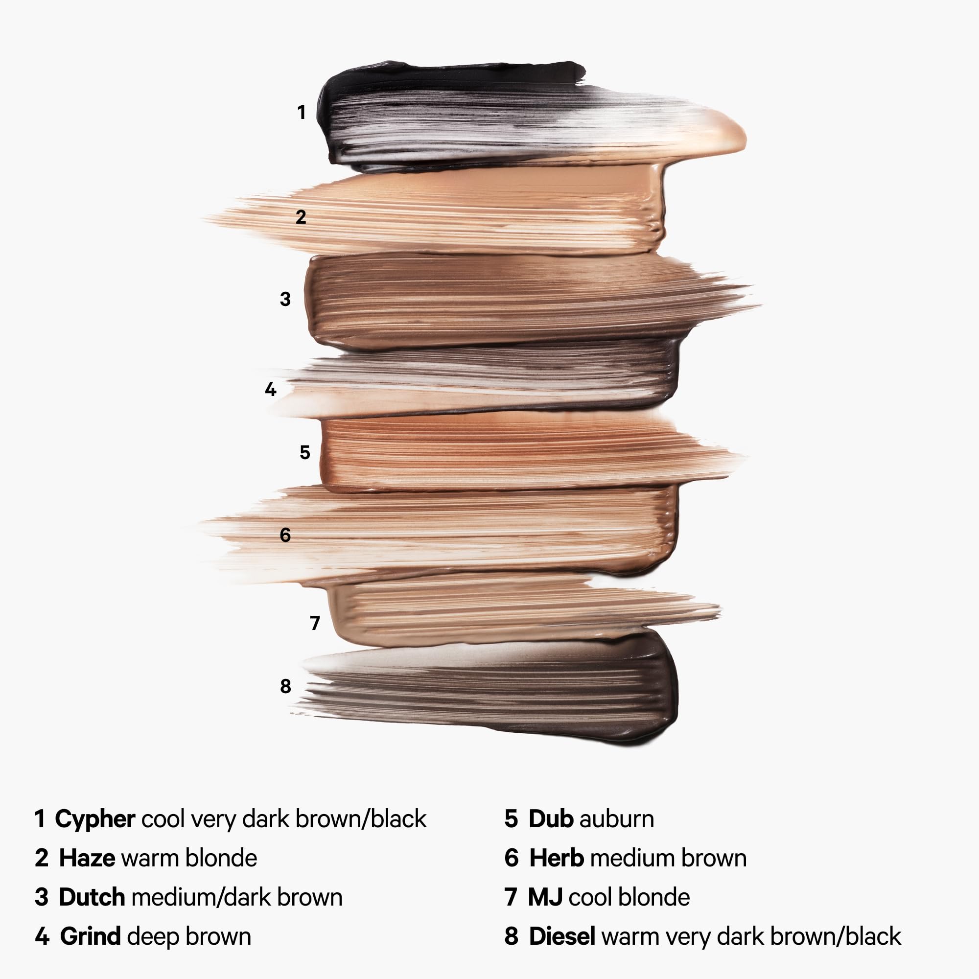 Milk Makeup KUSH Fiber Brow Gel - Clear Vegan Brow Gel for Thicker Brows | Soft, Flexible Hold | Cruelty-Free & Vegan Formula | Perfect for Everyday Natural Makeup & Bold Eyebrow Looks