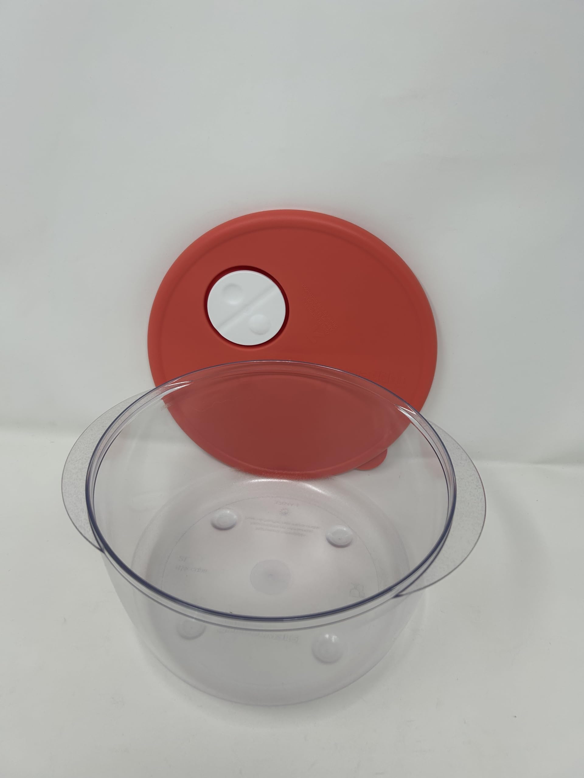 PLESIU YMR 3L Round Microwave Safe Dish with Lid - BPA-Free Food Storage Container for Meal Prep, Leftovers & Reheating | Perfect for Tupperware Rock N Serve, Office Lunch & Home Kitchen Use