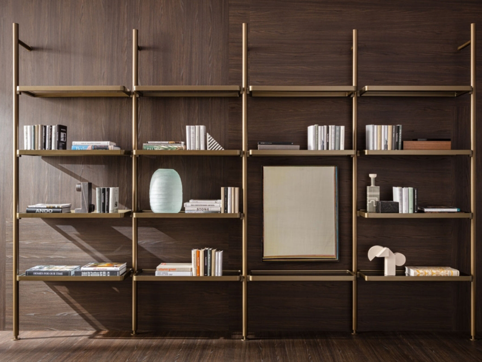 Hector Wooden Bookshelf - Sturdy 5-Tier Storage Shelf for Home, Office & Library - Perfect for Organizing Books, Decor & Essentials - Space-Saving Furniture for Small Rooms & Apartments
