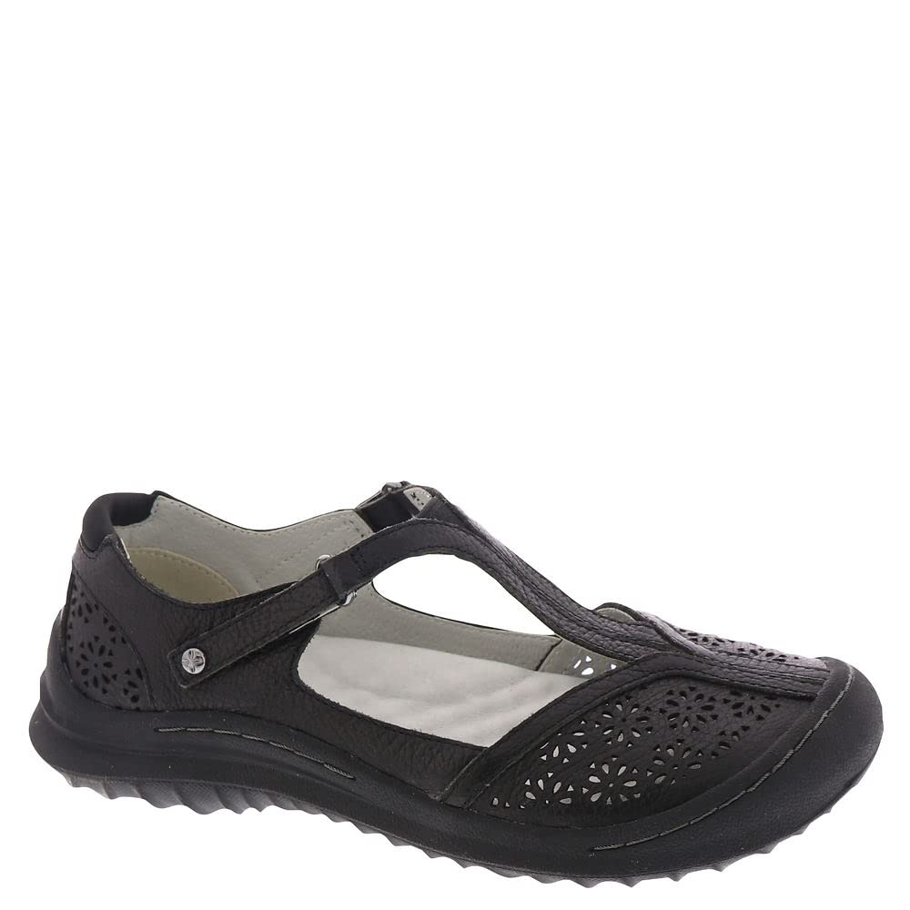 Jambu Creek Women's Slip-On Shoes - Comfortable Black Casual Loafers for Wide Feet (Size 7 Wide) | Perfect for Walking, Travel & Everyday Wear
