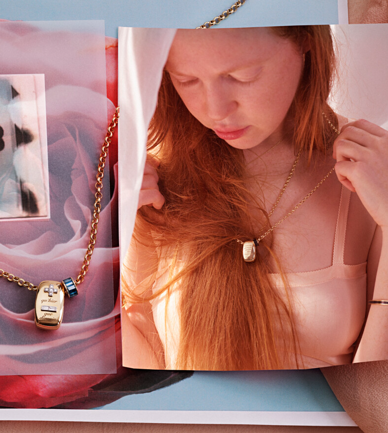 Ever Growing Love Vivacity Heartbeat & Oversized Heart Slide Belcher Chain Necklace - Romantic Gift for Her, Valentine's Day Jewelry, Layered Necklace for Date Night & Special Occasions