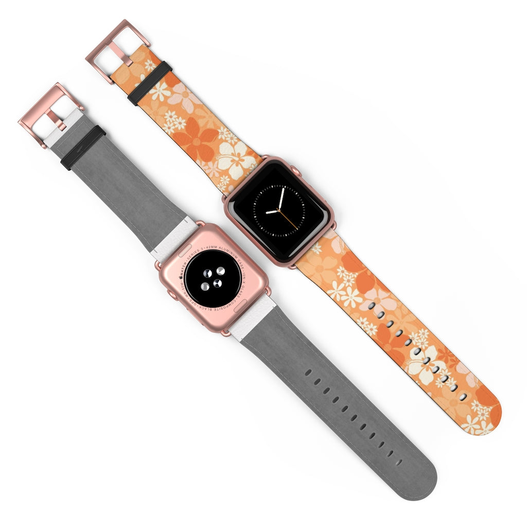 Groovy Pua Watch Band - Durable Silicone Replacement Strap for Apple Watch, Fitbit & Samsung - Perfect for Workouts, Swimming & Everyday Wear