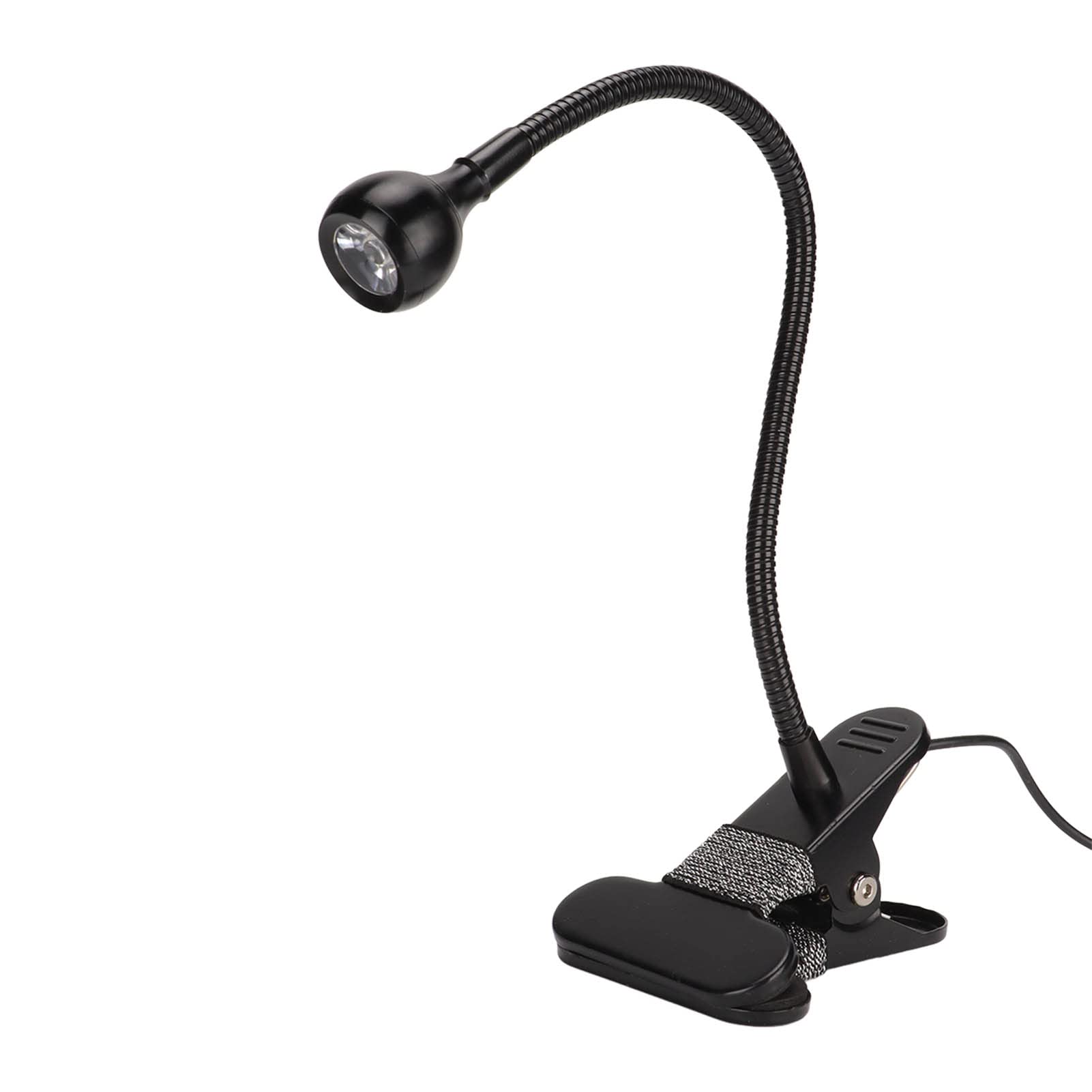 YYOYY UV Glue Curing Lamp - USB Powered LED Ultraviolet Light with Adjustable Gooseneck & Clip | Perfect for Phone Screen Repair, Nail Art Curing, Fluorescent Detection | Portable Desk Blacklight for DIY Projects & Home Use