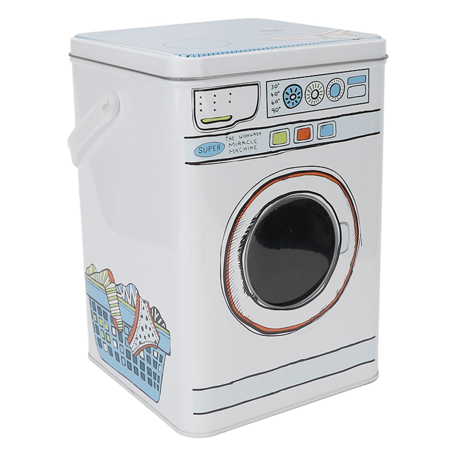 Large Capacity Transparent Laundry Detergent Container with Handle - Storage Box for Powder & Capsules | Perfect for Laundry Room Organization & Household Cleaning Supplies