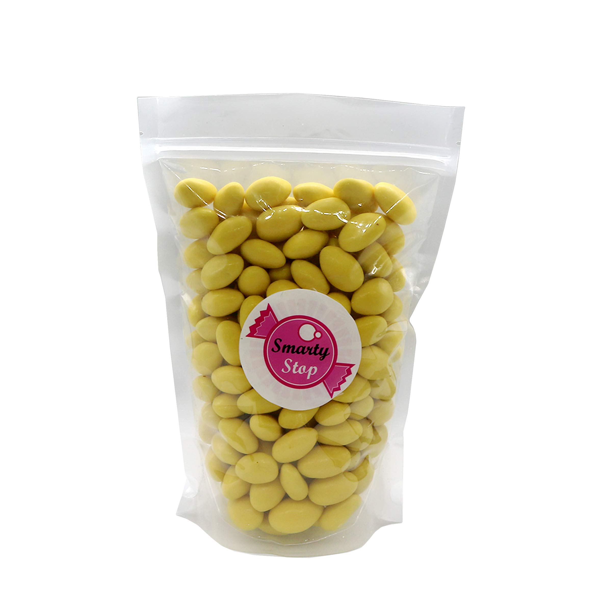 Premium Smarty Stop Chocolate Covered Almonds with Lemon Cream Filling - 3 Pound Bag (Pack of 1) | Delicious Lemoncello Flavor for Gifts, Parties & Snacking