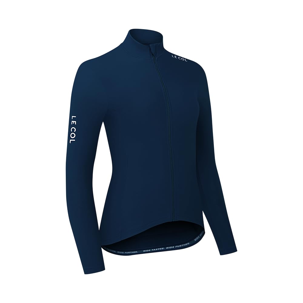 Women's Pro Aqua Zero Long Sleeve Cycling Jersey - Breathable Water Resistant Bike Shirt with Rear Pockets & Zip Closure | Perfect for Road Biking, Mountain Cycling & Outdoor Sports