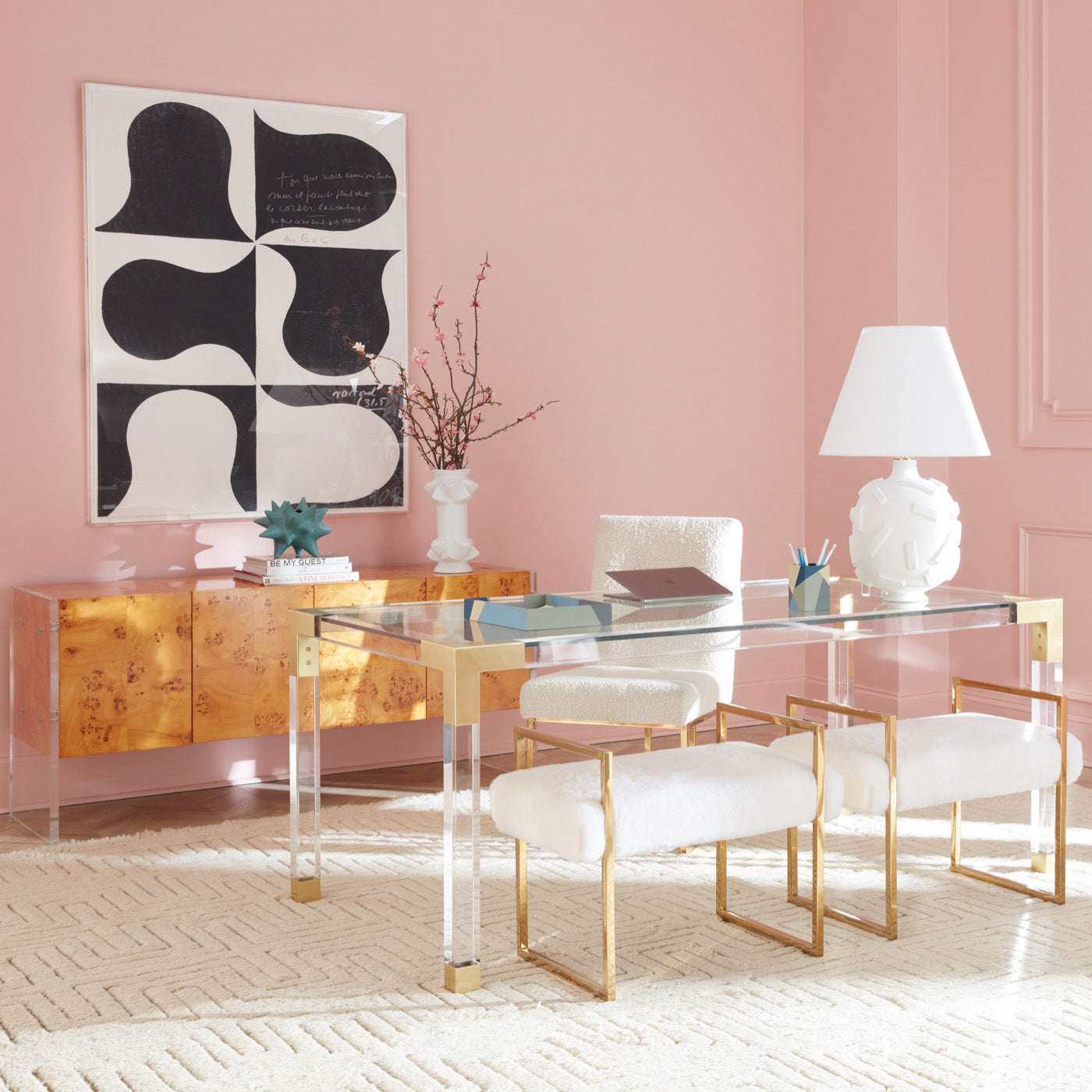 Jacques Modern Dining Table - 6 Seater Wooden Kitchen Table with Extendable Leaf - Perfect for Family Dinners & Entertaining Guests