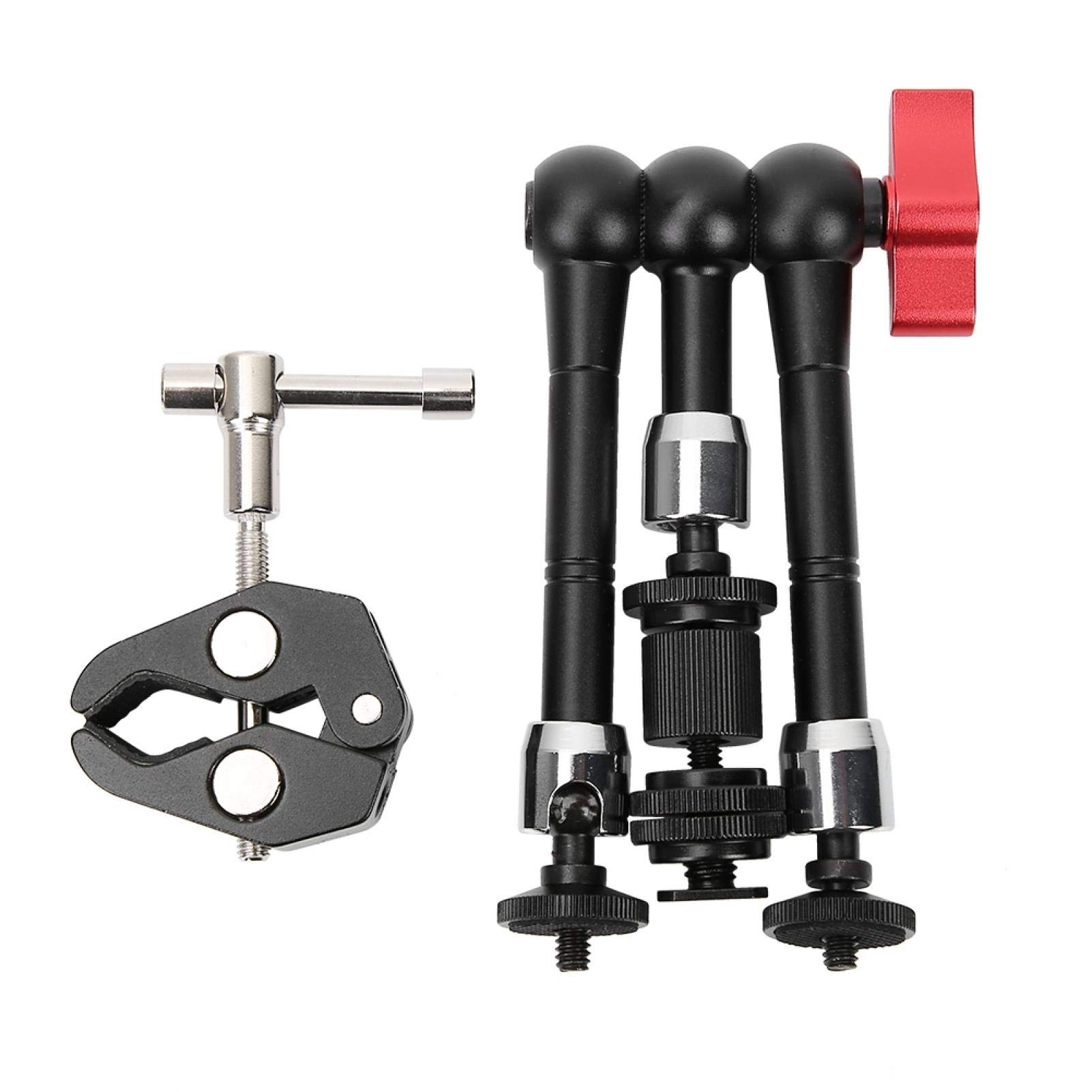 01 Aluminum Alloy Portable Anti-Rust Friction Camera Arm - Durable Camera Accessory for DSLR, Mirrorless, Monitor, Fill Light & Microphone - Perfect for Vlogging, Photography & Studio Setups