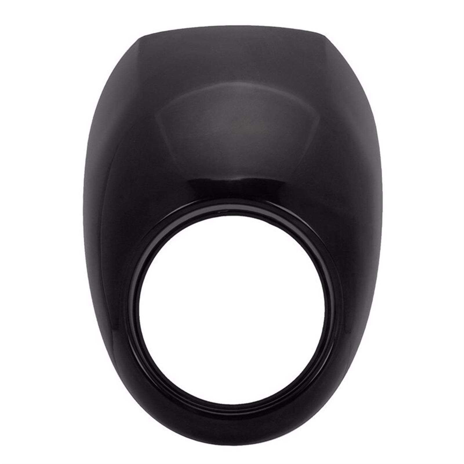 Motorcycle Headlight Fairing & Front Cowl Fork Mount - Black Sportster Dyna Glide FX XL 883 Fender Cover | Perfect for Harley Davidson Customization & Road Protection