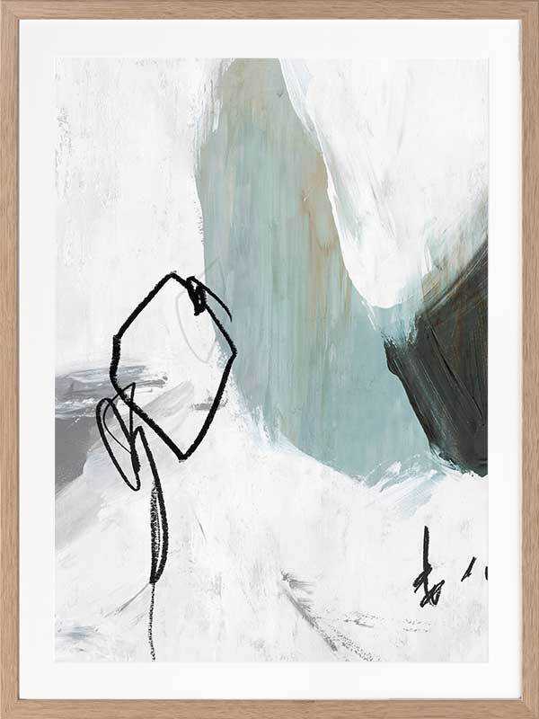 Defined II Framed Art Print - Premium Wall Decor for Living Room, Bedroom & Office - Modern Abstract Canvas Painting for Home & Office Decor
