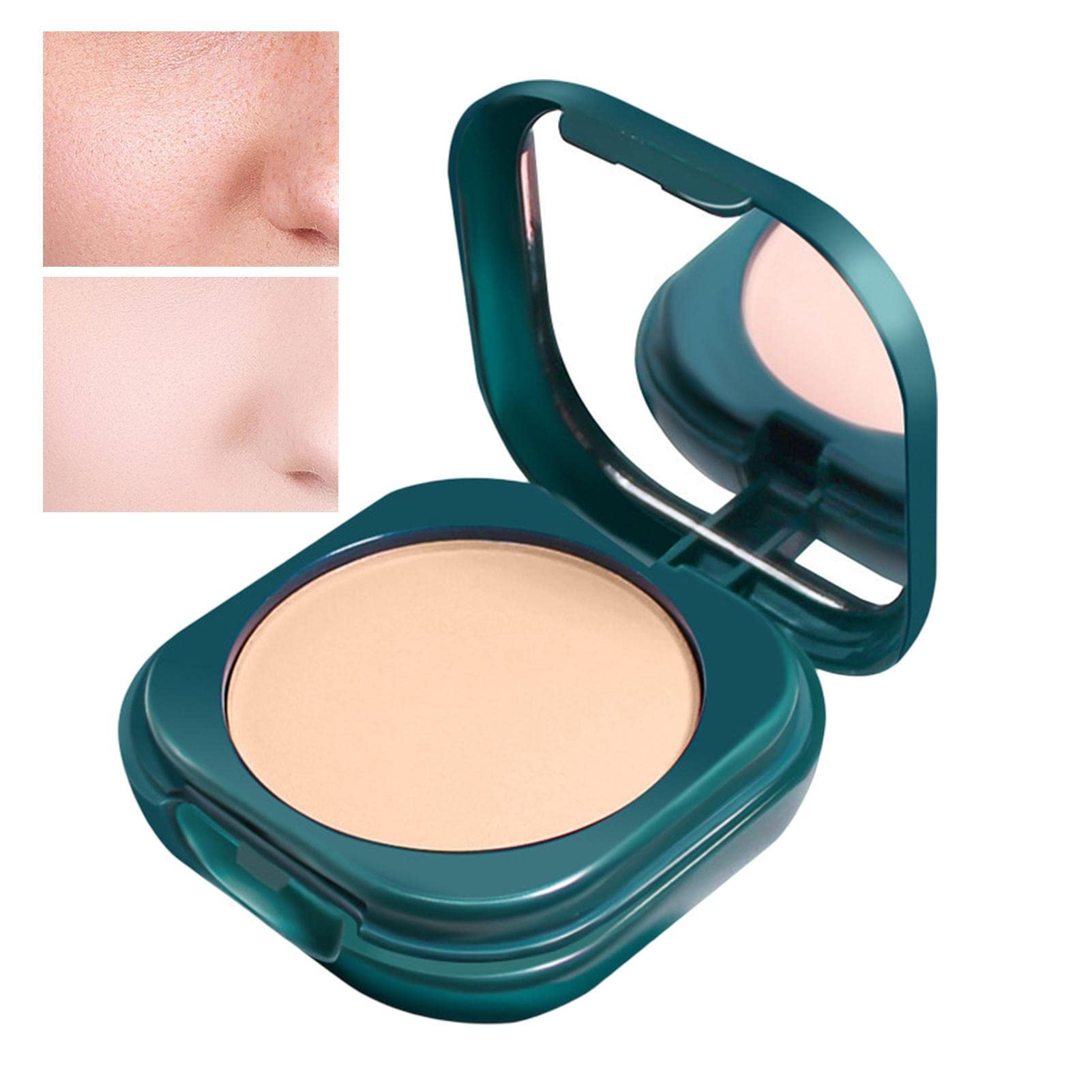 Oil Control Pressed Powder Foundation - Waterproof & Long Lasting Finishing Powder for Oily Skin | Lightweight Matte Makeup Base | Perfect for Daily Wear, Summer & Hot Weather Use
