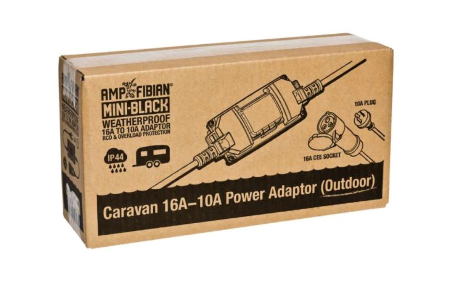 Ampfibian MINI PLUS Power Cord - 15A 240V Caravan to House Adapter for Campervan & RV Electrical Hookup | Outdoor Camping & Home Backup Power Supply