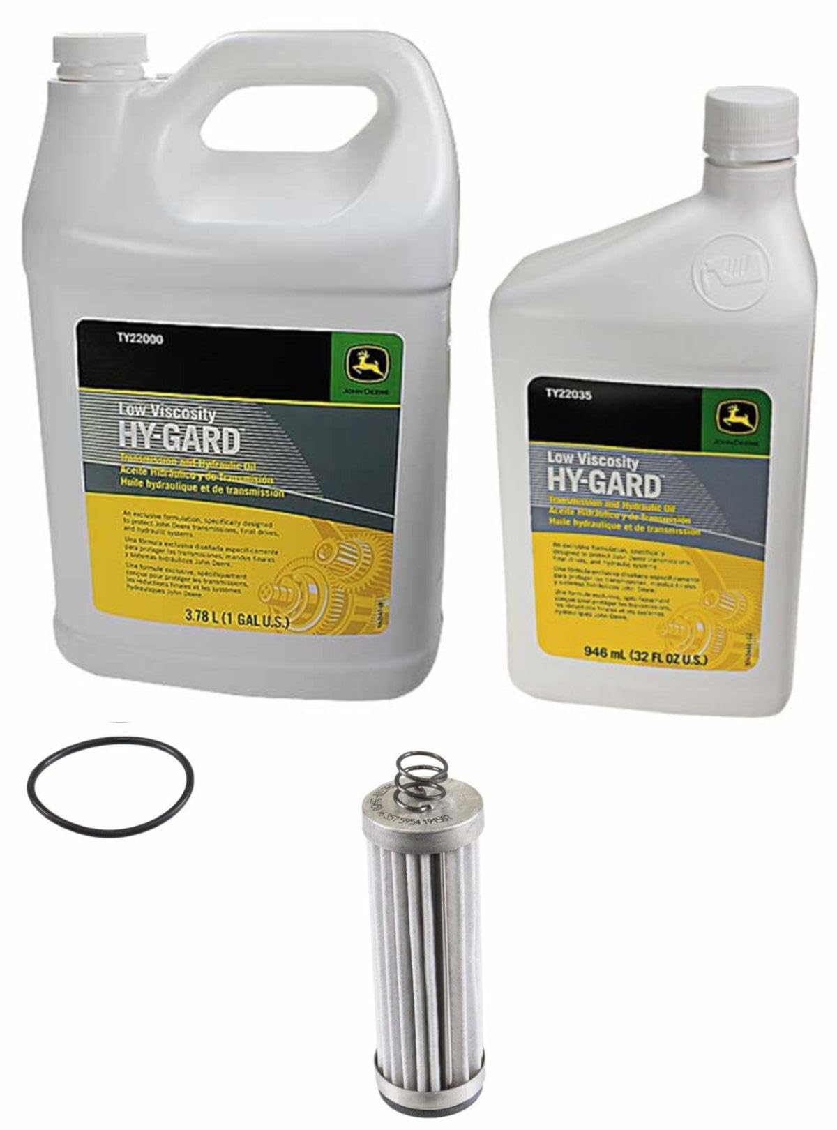 John Deere GX255 GX325 GX335 GX345 GX355 Tractor Transmission Oil Filter Kit - MIA881446A Replacement Part for Smooth Gear Shifting & Maintenance