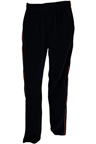 Black W/ Orange Piping