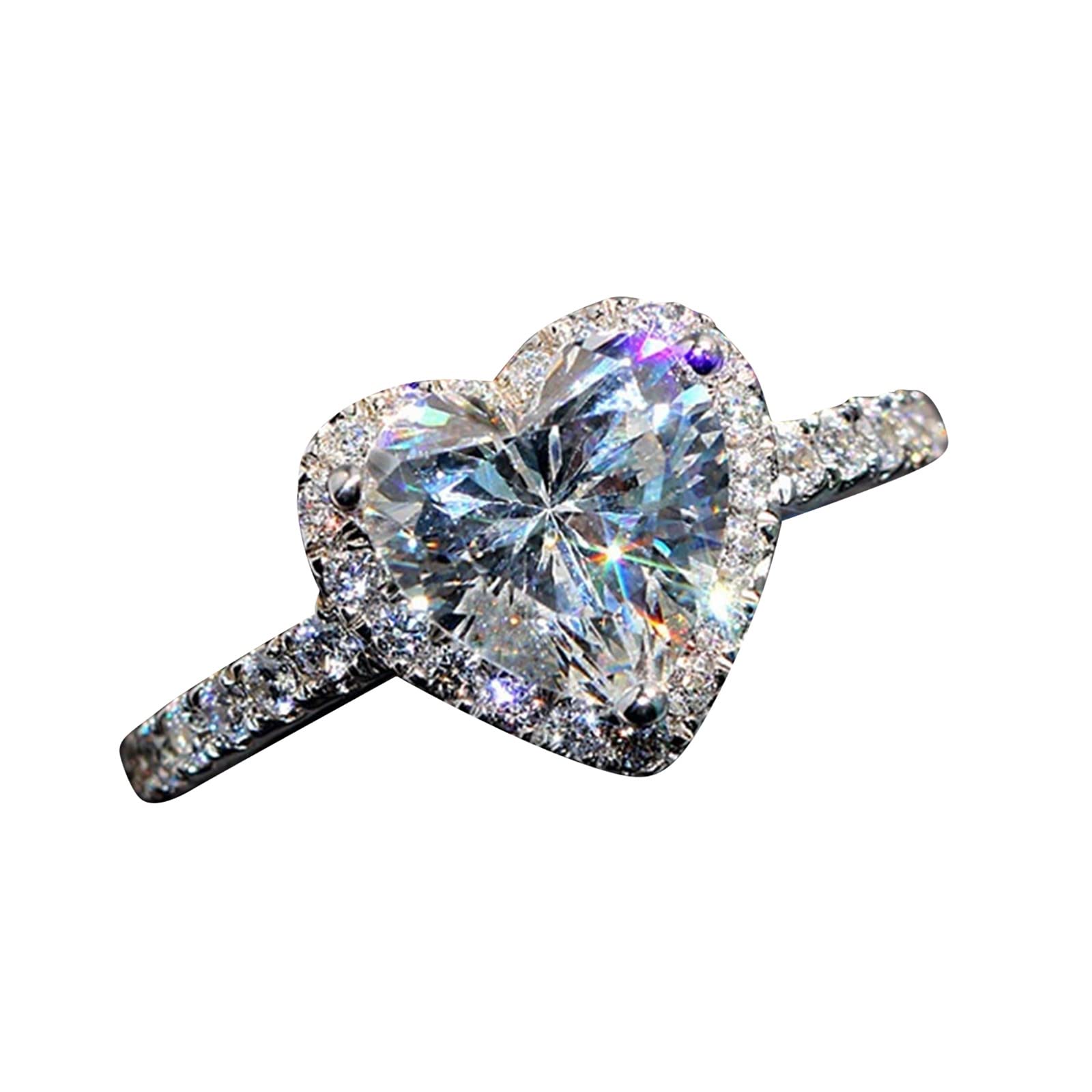 Luxury Women's Fashion Rings - Infinite Elements Zirconia Wedding, Engagement & Promise Eternity Rings for Girlfriend, Mother - Size 6 | Perfect for Anniversaries, Proposals & Special Occasions