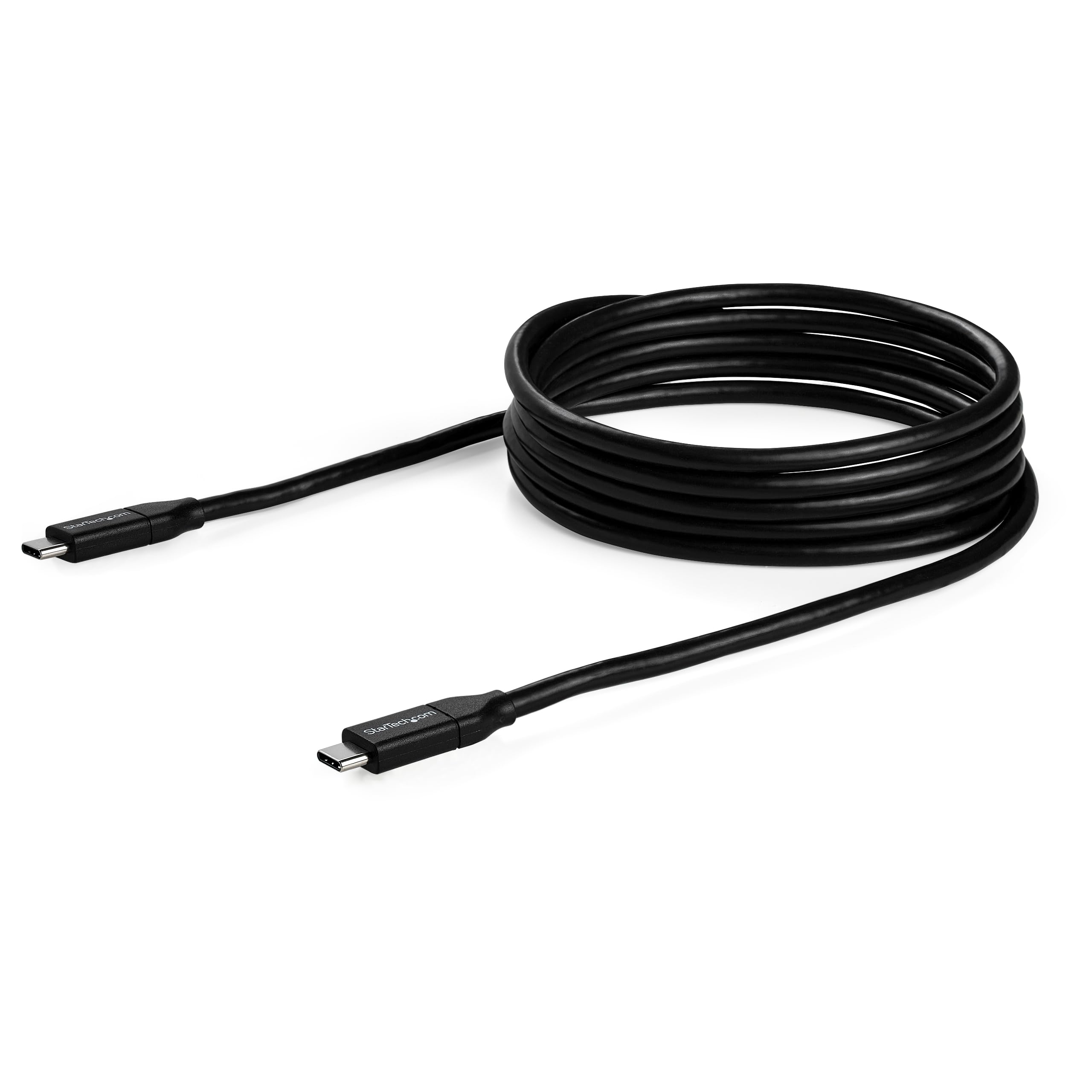 StarTech.com USB C to USB C Cable 6ft/2m - 5A Power Delivery, USB 2.0, USB-IF Certified - Fast Charging Cable for MacBook Pro, iPad Pro, Galaxy S23 - Perfect for Home, Office & Travel Charging