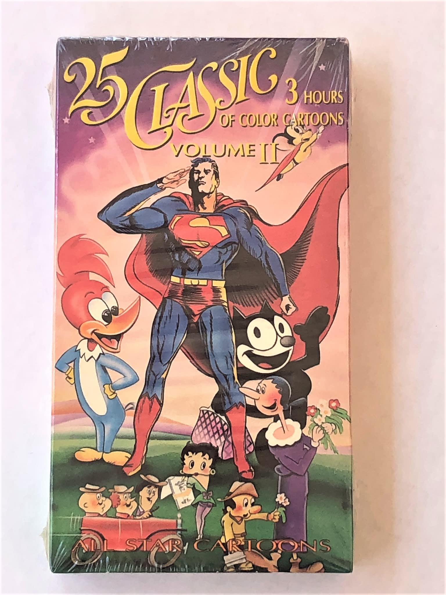 25 Classic Cartoons Vol 2 [VHS] - Nostalgic Animation Collection for Kids & Adults - Perfect for Family Movie Nights, Retro Entertainment, and Cartoon Lovers