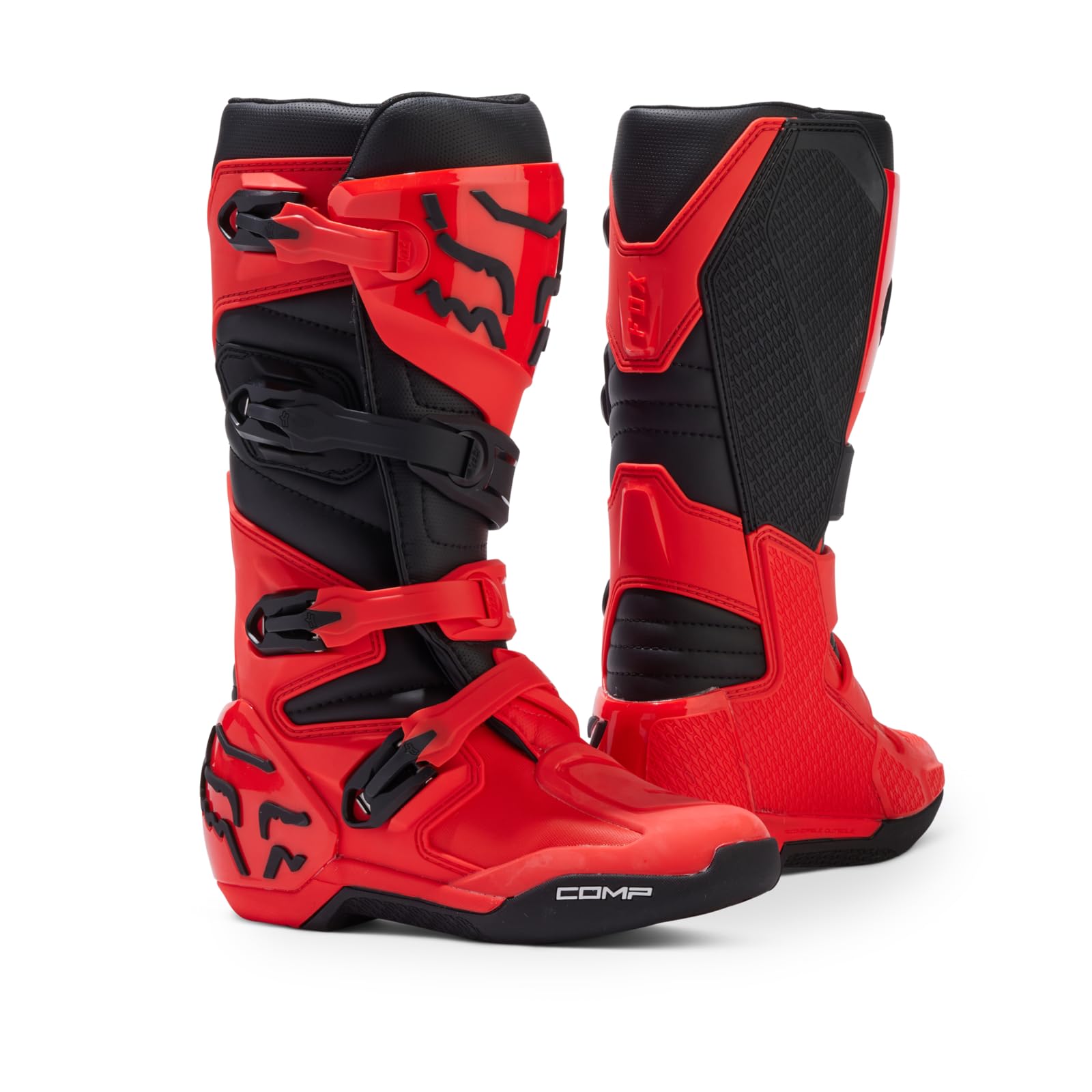 Fox Racing Youth Comp Motocross Dirt Bike Boots - Kids Off-Road Motorcycle Riding Shoes for Boys & Girls - Perfect for Motocross, Enduro & Trail Riding Adventures