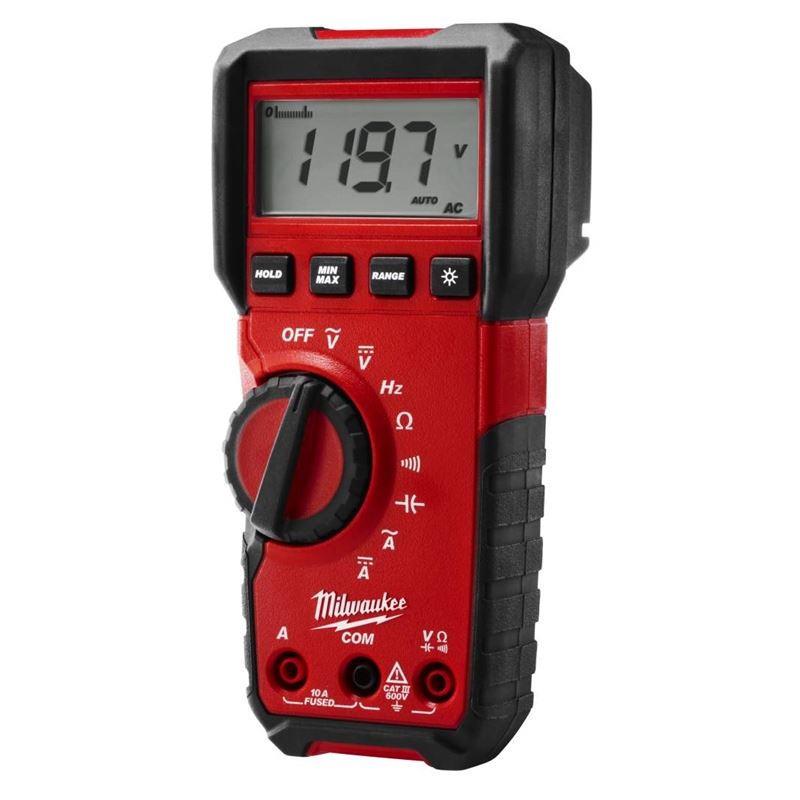 2216 20 Digital Multimeter - Professional Auto-Ranging Multimeter for Electricians, DIY & Home Use - Voltage, Current, Resistance Tester with LCD Display (Perfect for Car Repair, HVAC & Electronics Testing)
