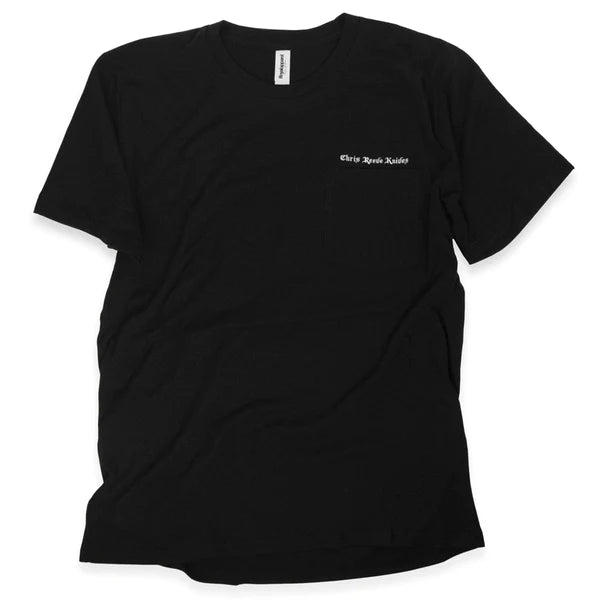 Chris Reeve CRK 1106 Grail Pocket T-Shirt SS Black - Medium Size Men's Casual Tee for Everyday Wear & Street Style