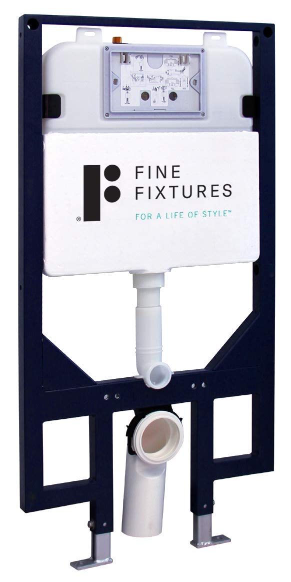 Wall-Mounted Toilet Set with Soft-Close Seat & Concealed Tank System - Modern In-Wall Toilet Combo with Push Button Flush for Space-Saving Bathrooms, Perfect for Small Bathrooms and Contemporary Home Designs