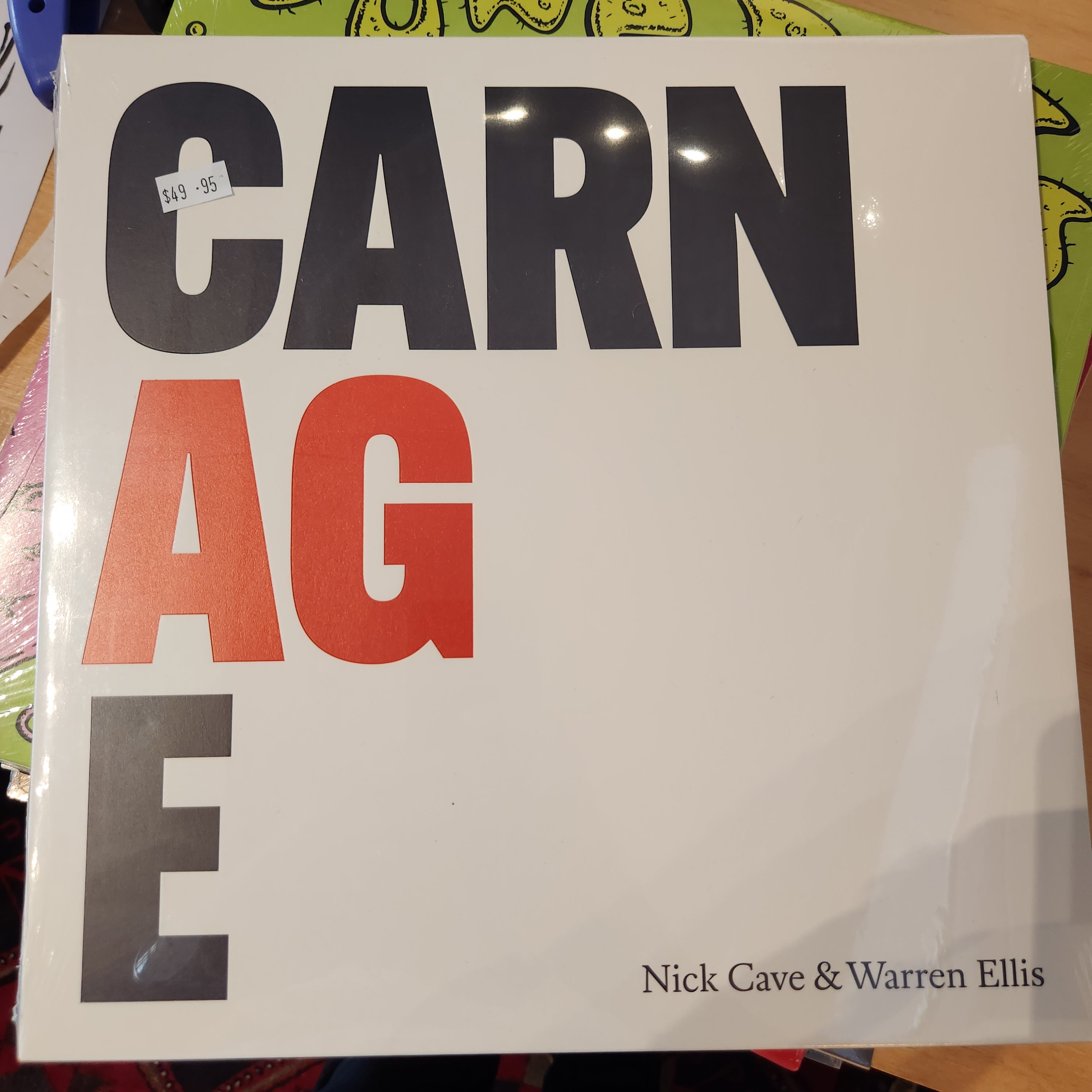 Nick Cave & Warren Ellis - Carnage Vinyl LP Record | Limited Edition Alternative Rock Music for Collectors & Audiophiles | Perfect for Home Listening & Gifting