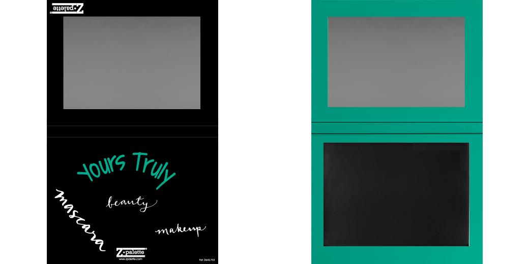 Custom Extra Large Z Palette - Magnetic Makeup Palette for Eyeshadows & Blush - Perfect for Travel & Professional Makeup Artists