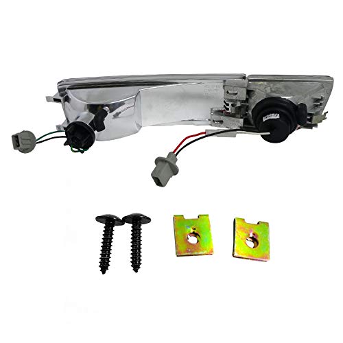 1993-1998 Car Clear Fog Lights - Bumper Signal Driving Lamps for Improved Visibility in Rain & Foggy Conditions