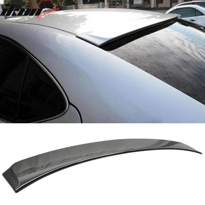 ABS Roof Spoiler for 2006-2013 Lexus IS 4D Sedan - OE Style Unpainted Matte Black Rear Wing - Perfect for Car Styling & Aerodynamic Enhancement