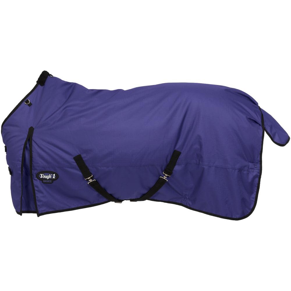 Tough1 1200D Turnout Blanket for Horses - Heavy Duty Waterproof Winter Horse Blanket for Stable, Riding & Outdoor Use