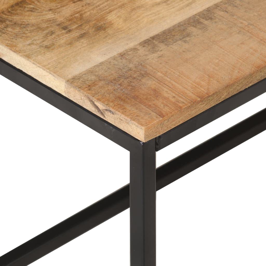 Rustic Mango Wood TV Stand with Storage - 70.9