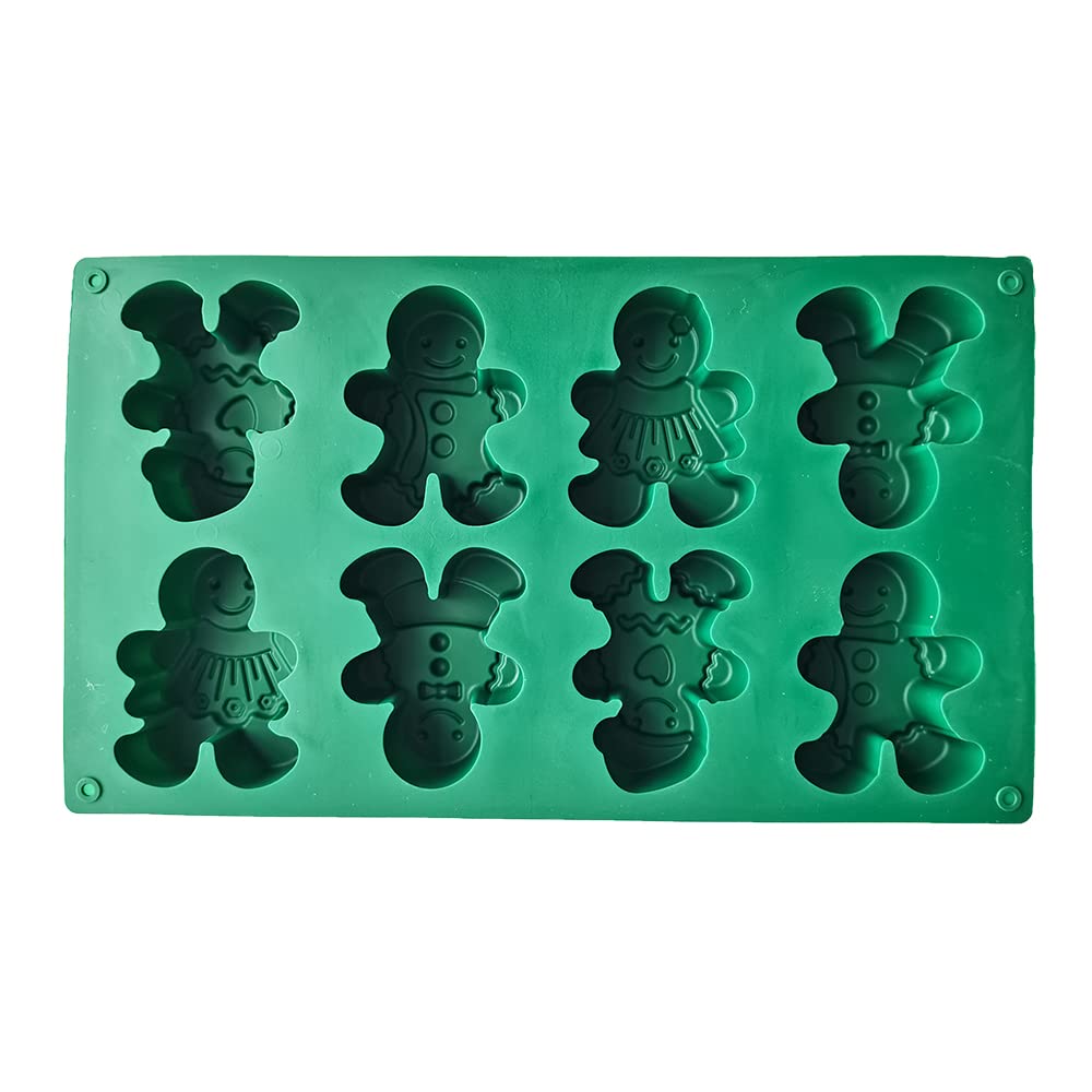Christmas Silicone Fondant Molds - 3D Snowman Cake Chocolate Biscuit Mousse Cookie Baking Molds | Handmade Kitchen Tools for Holiday Desserts, Party Treats & DIY Baking Accessories (Style 2)