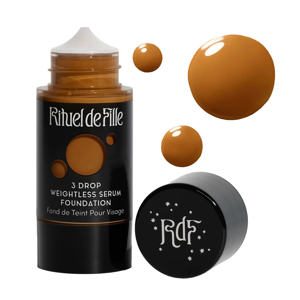 Rituel De Fille 3 Drop Weightless Serum Foundation - Lightweight Liquid Makeup with Buildable Coverage for Flawless Skin | Perfect for Daily Wear & Special Occasions