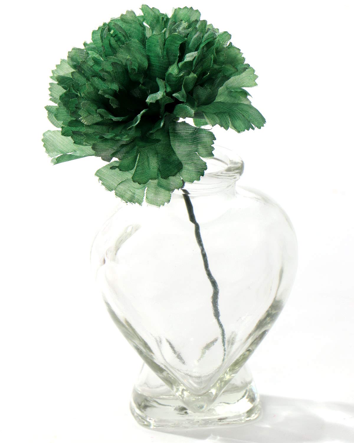 500 Pcs Emerald Green Silk Carnation Picks - Artificial Wedding Flowers for Bouquets, Centerpieces, Home Decor & Event Decoration | Bulk Floral Supplies for DIY Arrangements, Bridal Showers, Party Decorations