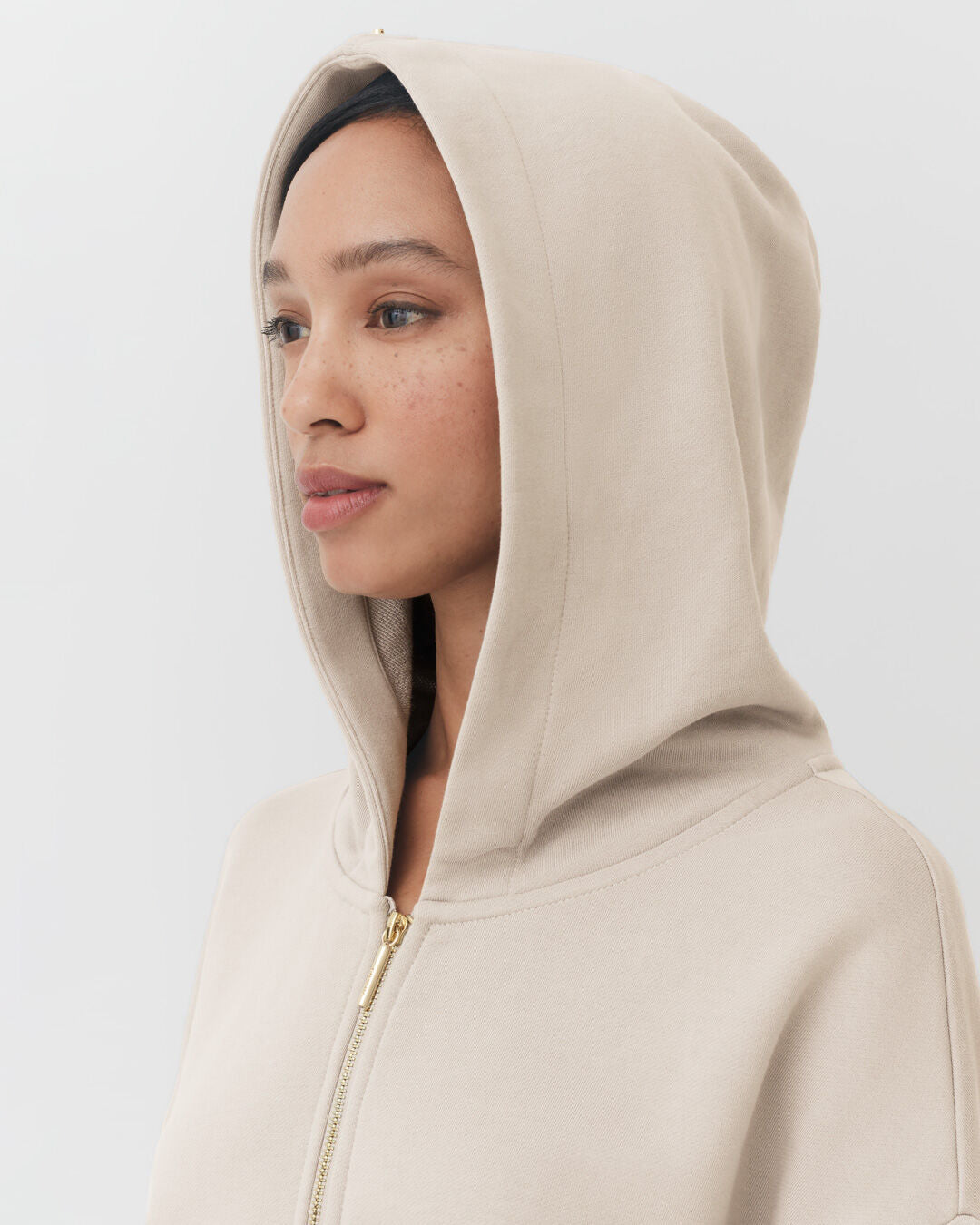 Terry Zip Front Hoodie for Men & Women - Soft Fleece Pullover with Front Pockets - Perfect for Casual Wear, Gym, and Outdoor Activities