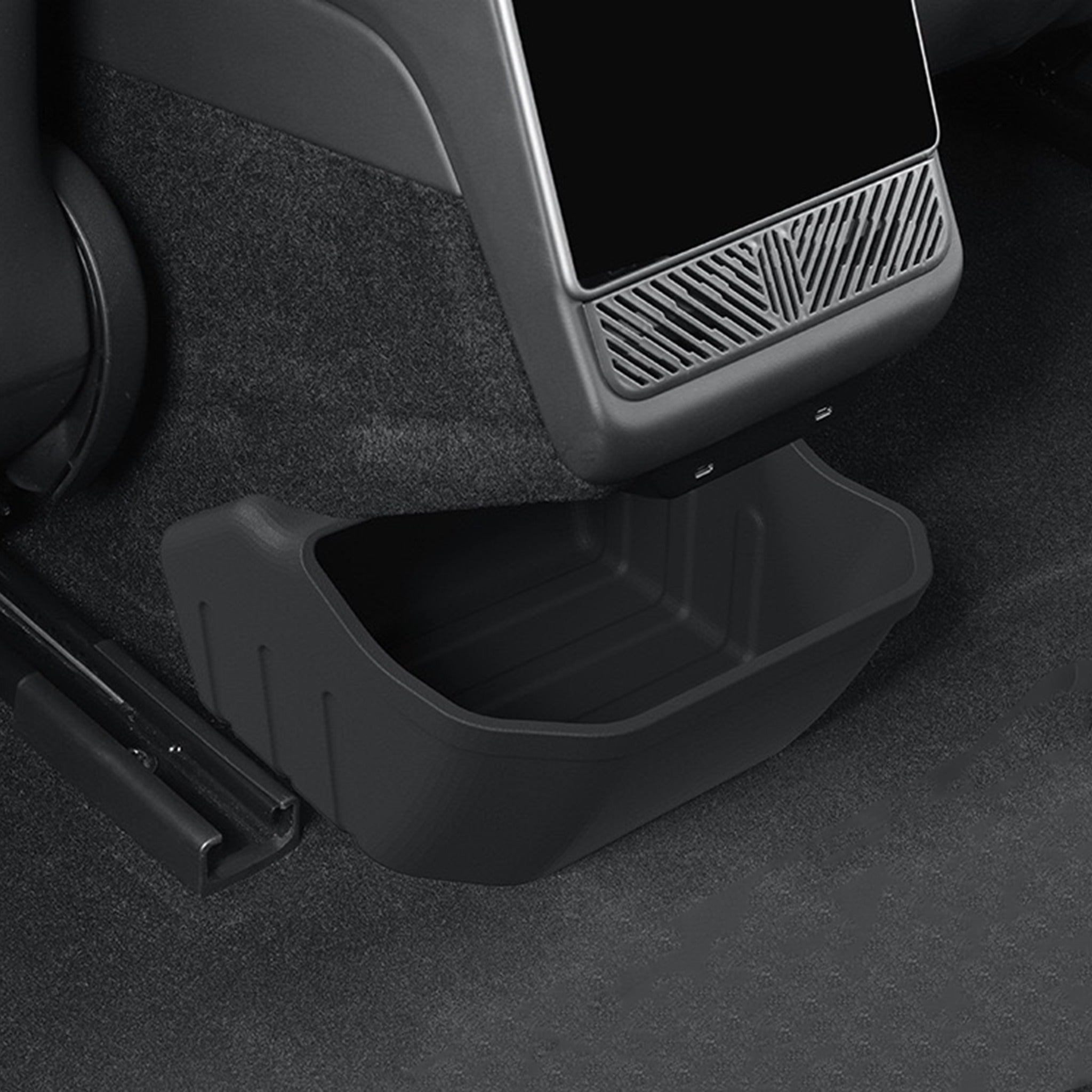 Tesla Model 3 Highland Rear Center Console Organizer (2024+) - Premium Storage Box for Car Accessories | Perfect for Road Trips, Daily Commutes & Organization