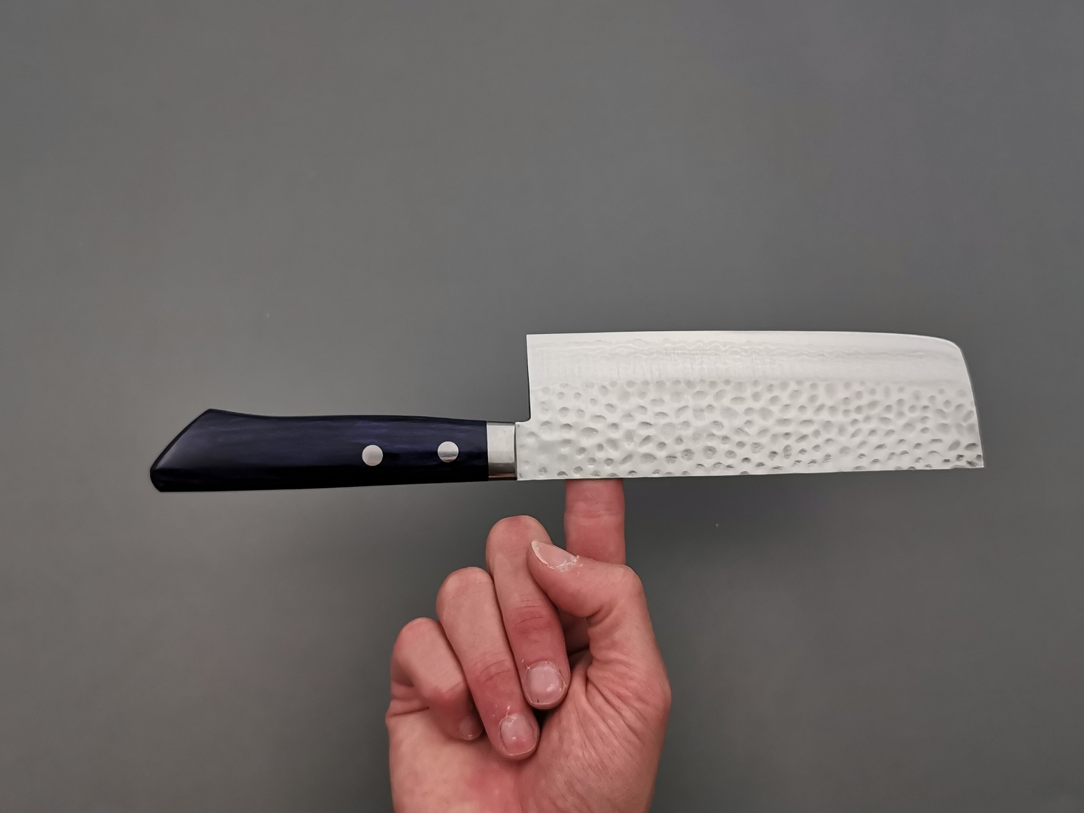 Masutani Hamono V10 Nakiri Knife - High Carbon Steel Japanese Vegetable Knife for Professional Chefs & Home Cooking - Perfect for Slicing, Dicing & Chopping Vegetables
