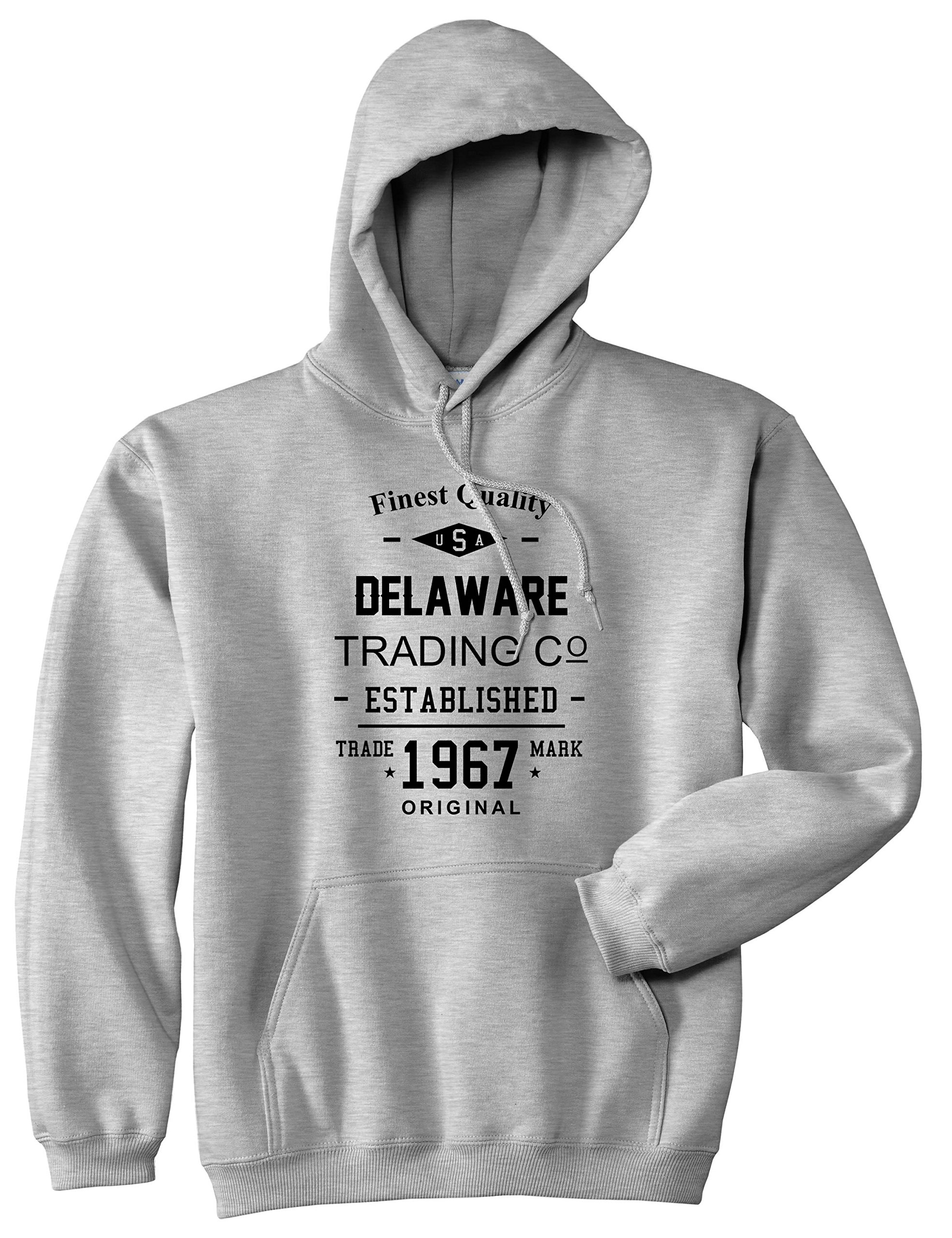 Vintage Delaware Trading Co 1967 Men's Pullover Hoodie - Retro Cotton Sweatshirt for Casual Wear & Street Style Fashion | Perfect for Everyday Outfits, College Campuses & Urban Adventures