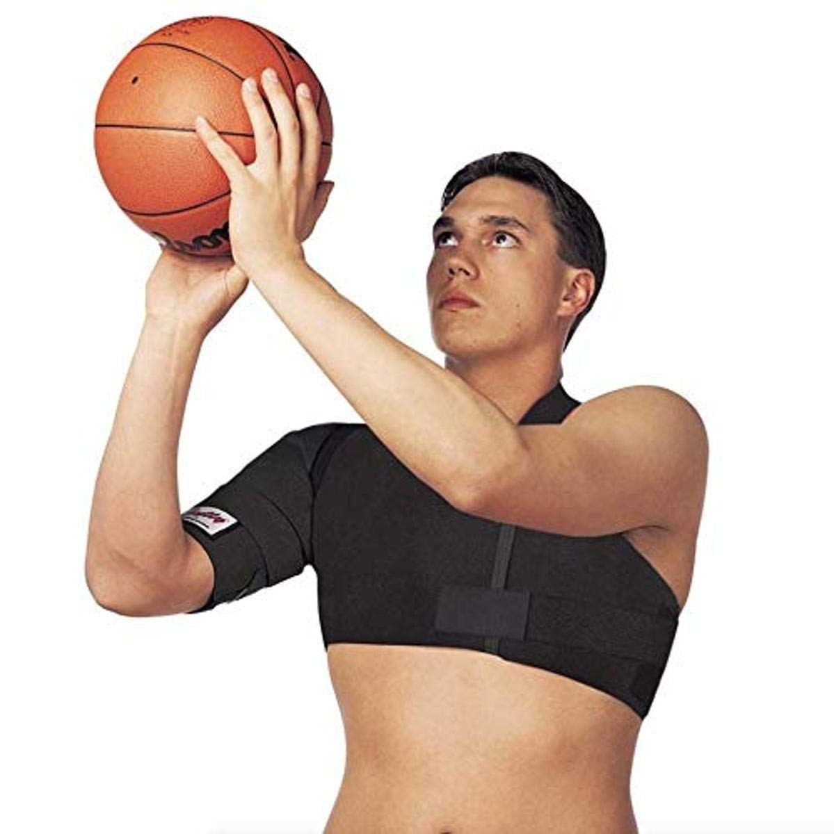 Sully 081281120 Shoulder Stabilizer Brace for Posterior Instability, Muscle Strains & Rotator Cuff Support - Adjustable Compression Sleeve for Injury Recovery & Pain Relief (Medium Size) - Ideal for Sports, Gym Workouts & Physical Therapy