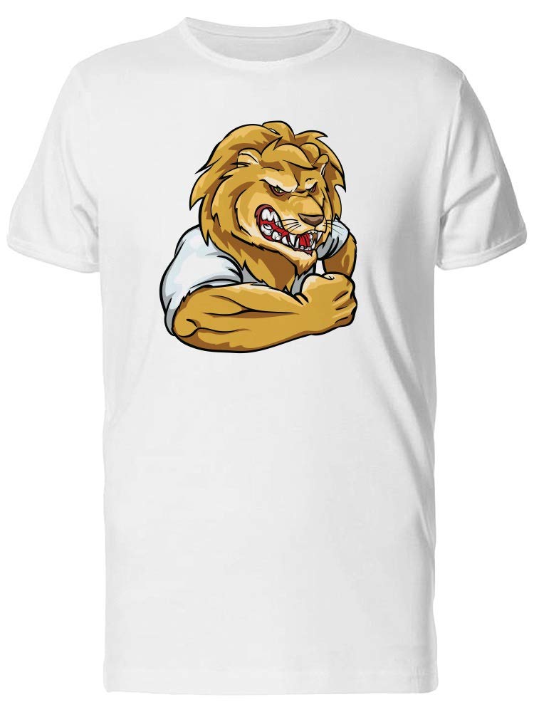 Cartoon Lion Graphic T-Shirt for Men - Funny & Stylish Casual Wear for Everyday Outfits & Street Fashion