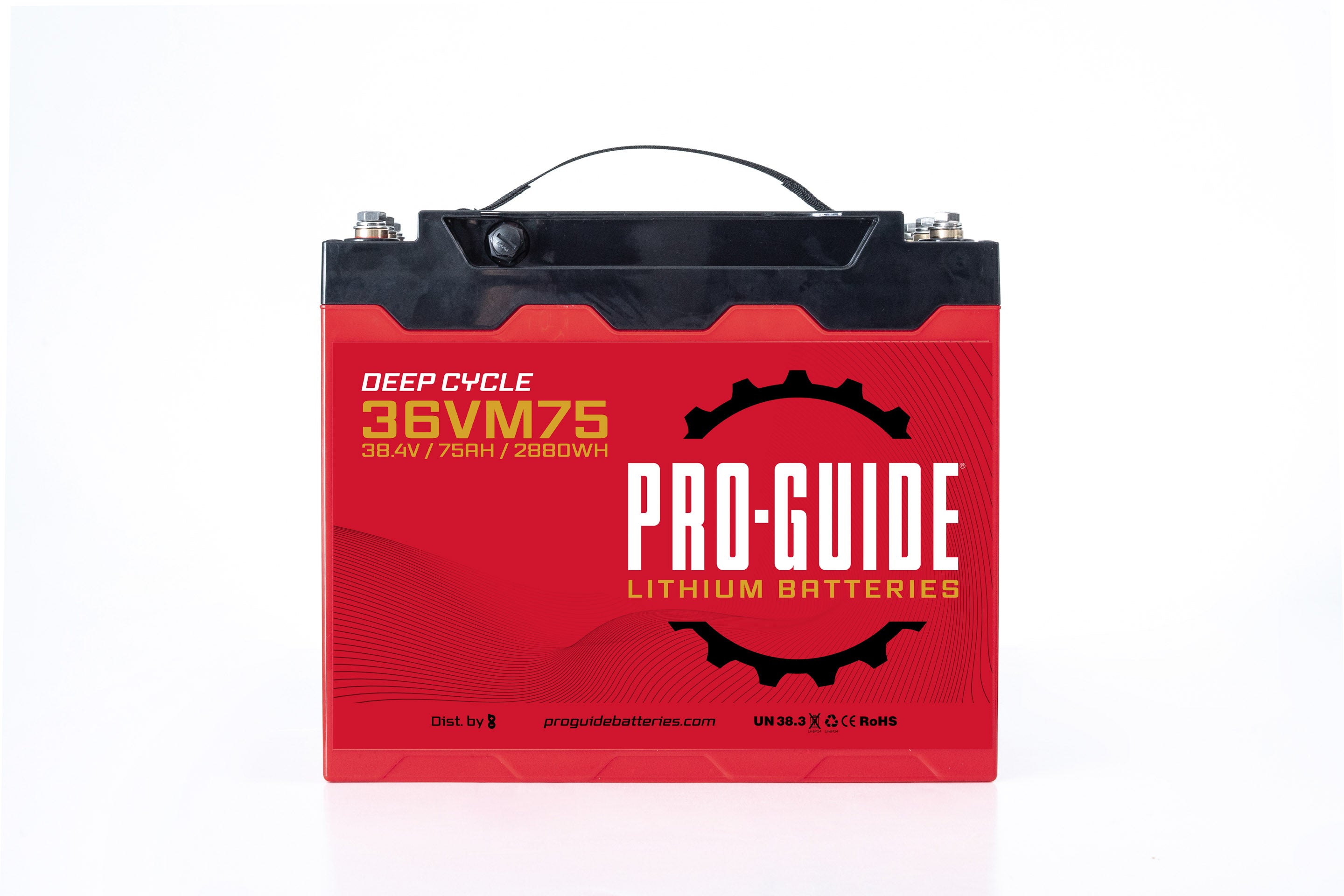 36V 75Ah Lithium Battery for Electric Bikes, Scooters & Golf Carts - High Performance Rechargeable Deep Cycle Battery - Perfect for Outdoor Adventures & Commuting