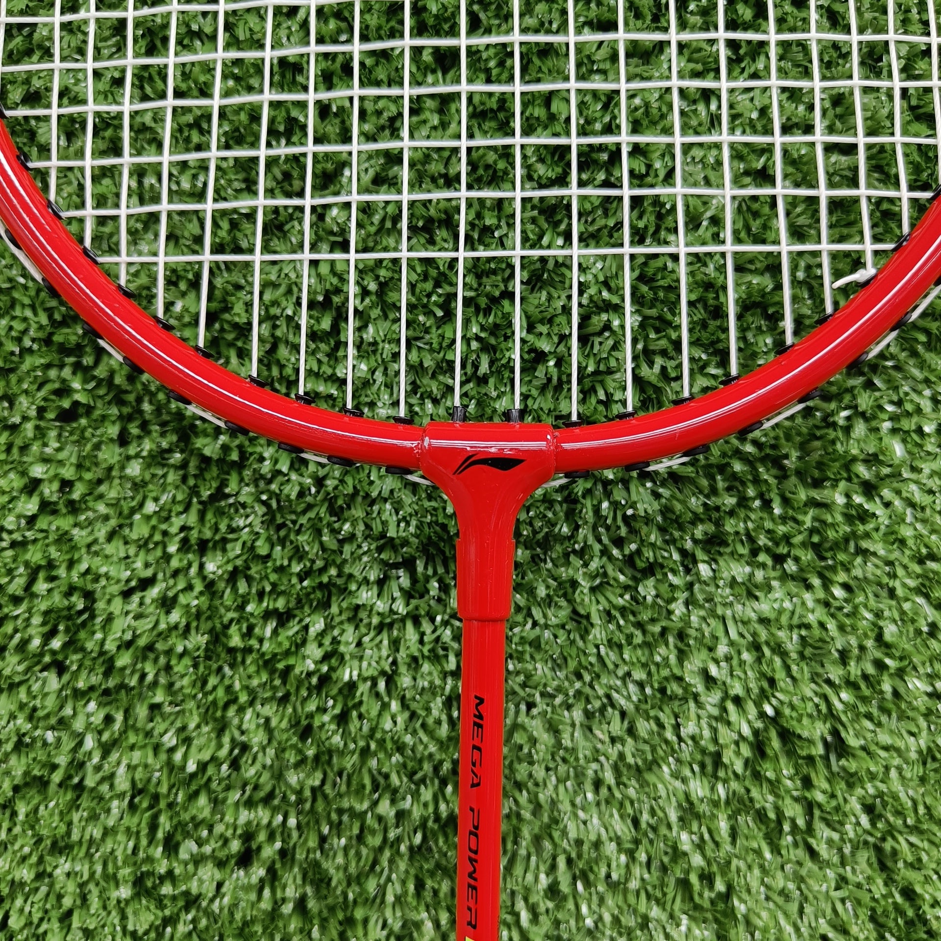 Li Ning Mega Power 8 Prestrung Badminton Racket - Professional Carbon Fiber Shuttlecock Racket for Smash Power & Control - Perfect for Training & Competitive Matches