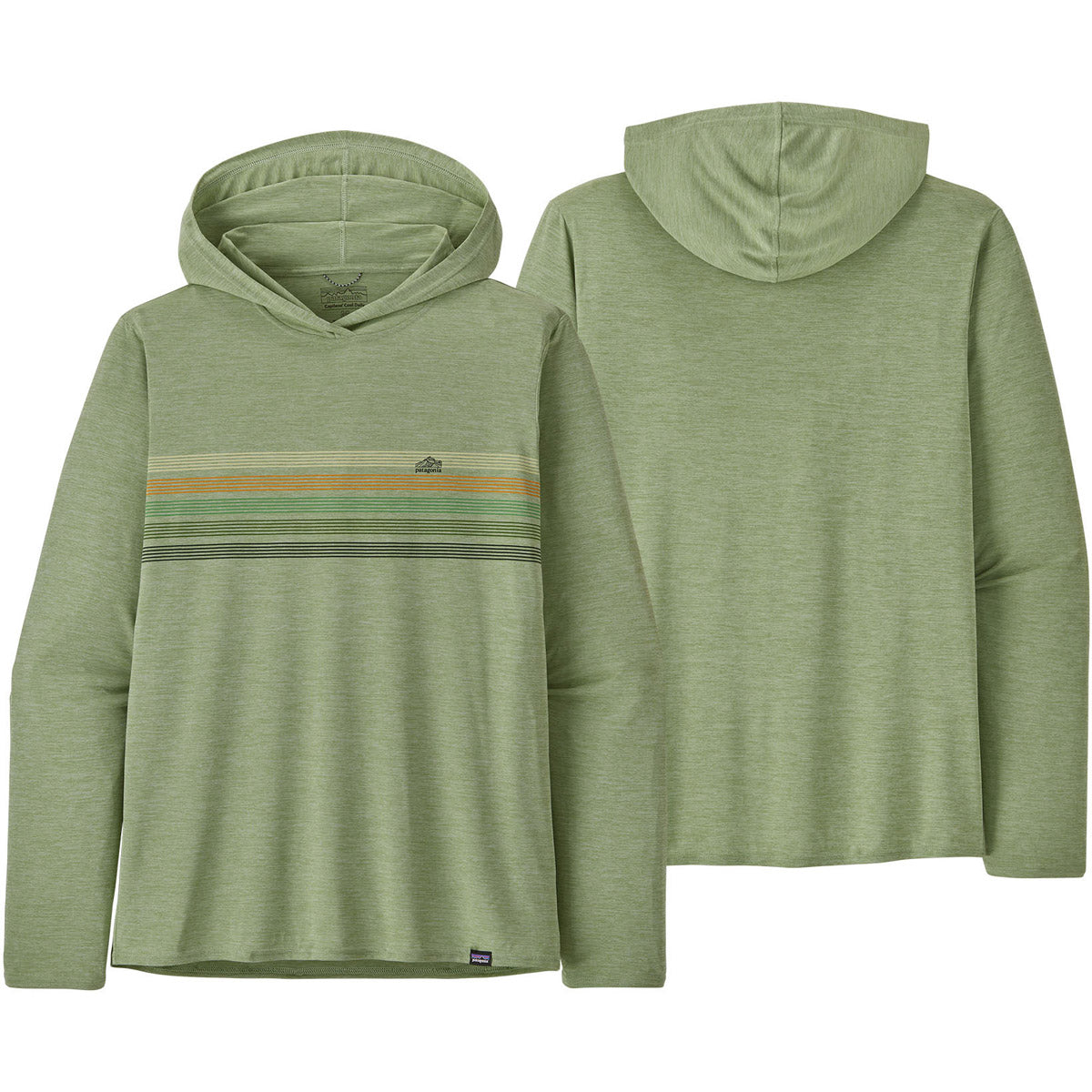 Men's Capilene Cool Daily Graphic Hoody - Lightweight & Breathable Pullover for Outdoor Activities, Hiking & Casual Wear
