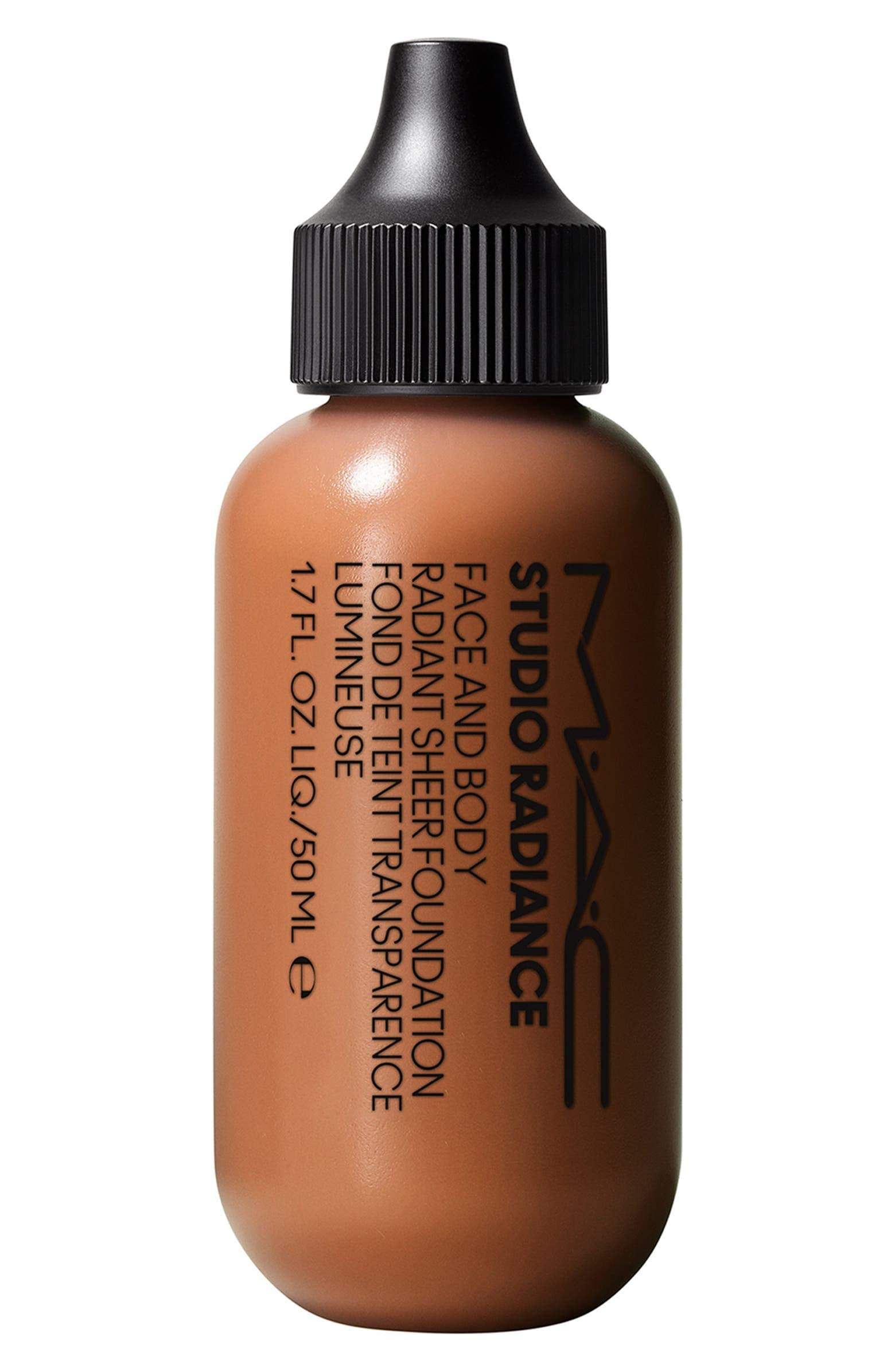 MAC Studio Radiance Face & Body Radiant Sheer Foundation - C7 Shade - Full Size - New in Box - Lightweight & Buildable Coverage for Flawless Everyday Makeup