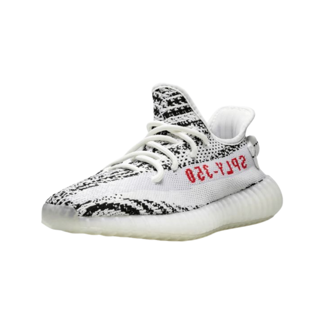 Adidas Yeezy Boost 350 V2 Zebra White Core Black Red Men's Running Shoes - Perfect for Gym Workouts & Streetwear Fashion