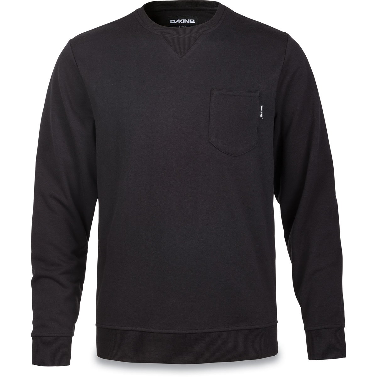 Dakine Belmont Crew Fleece Jacket for Men & Women - Soft Warm Winter Pullover, Black, Small - Perfect for Hiking, Camping & Outdoor Activities