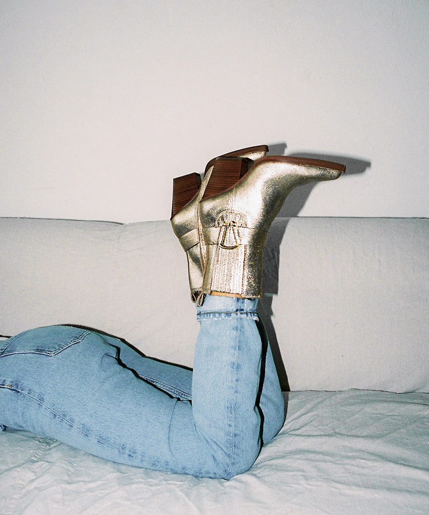Bounty Boots Rose Gold Distressed Leather Ankle Boots for Women - Vintage Style Fashion Footwear for Casual Outfits & Night Out